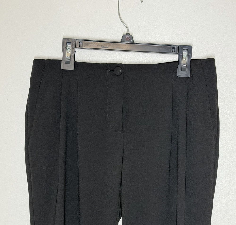 Victoria's Secret Pleated Dress Pants Womens 0 Black Lightweight Low Rise